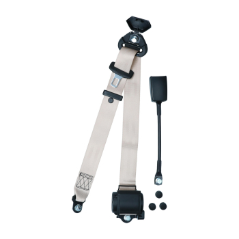 Seat Belt VW Bus 3 Point Seat belt 3-point (automatic) beigee-marked | 111 898 149A  VW Bus T2 T3 T1 Beetle